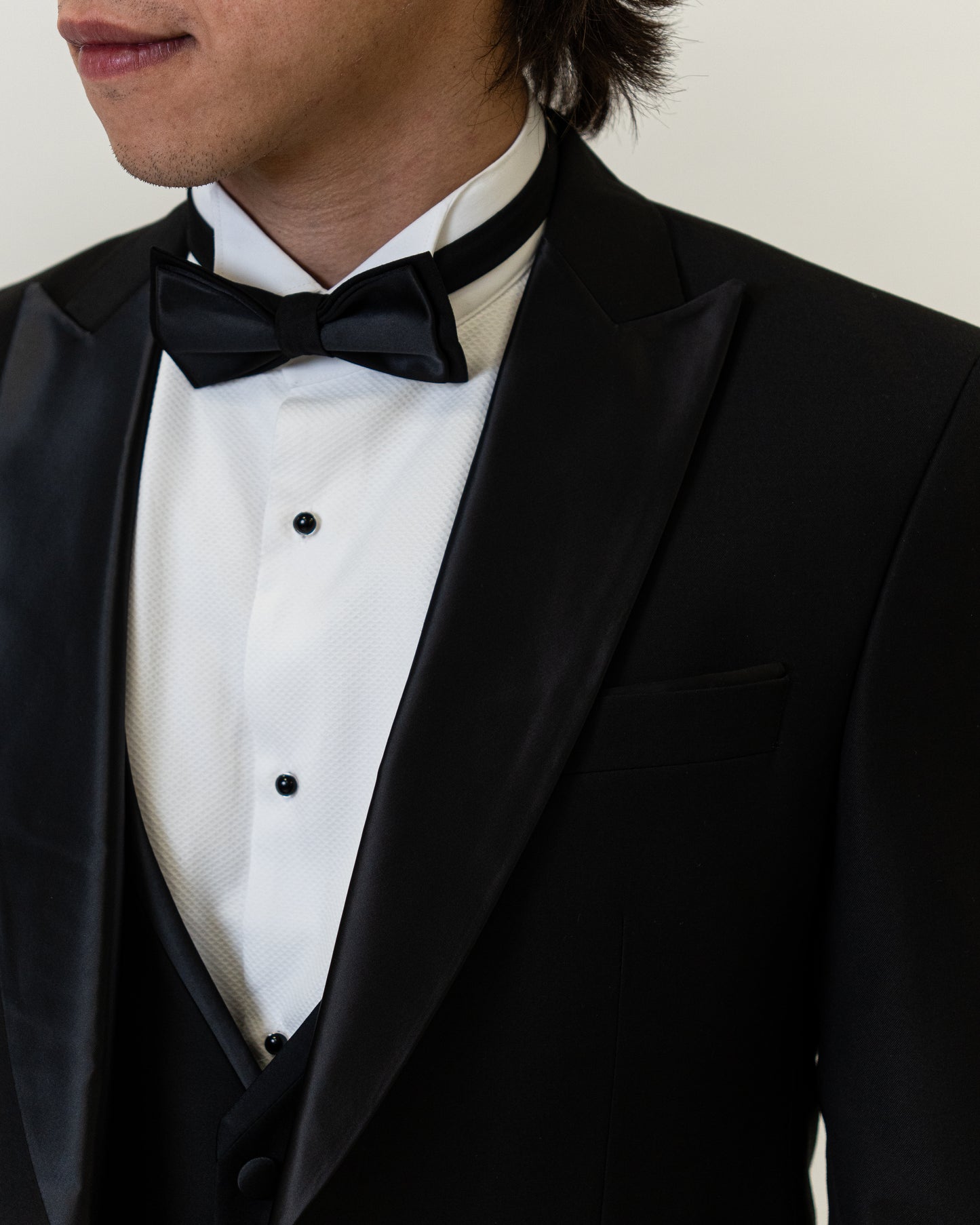 The Regent Black - Peak Lapel