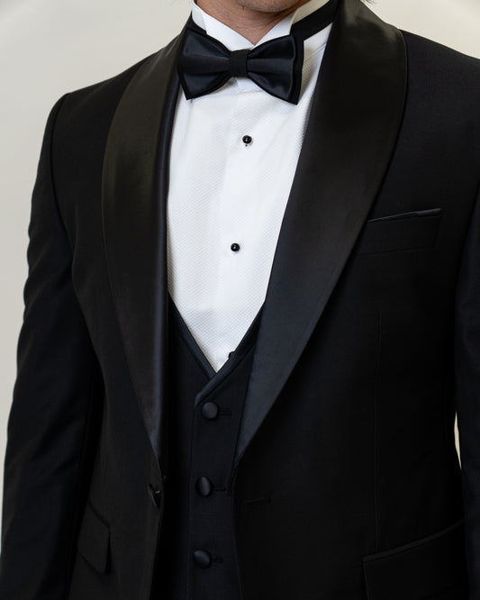 The Eleganza Nero - Shawl Lapel