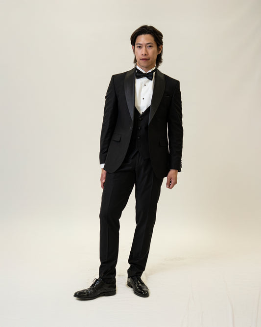 The Eleganza Nero - Shawl Lapel